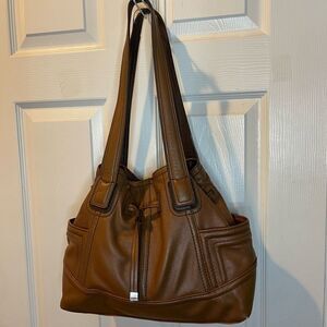 Tignanello leather Brown  Medium shoulder bag